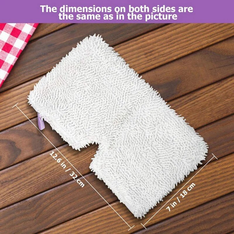 2db háztartási mikroszálas csere tisztító párna cápa gőzös zsebmosóhoz S3500 Series S3550 S3901 S3601 S3501