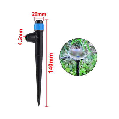 360 fokban állítható diffúziós locsoló öntöző csepegtető mikrobuborékos sprinkler gyep öntöző fúvóka kerti öntöző