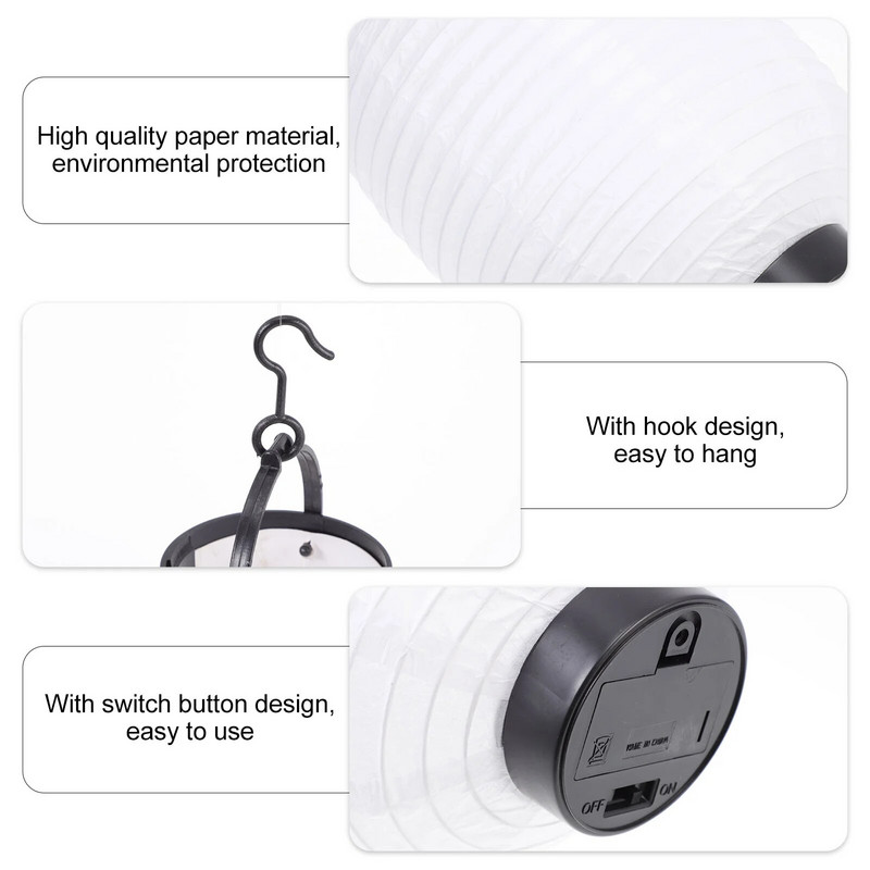 Hagyományos vörös japán papírlámpák: kínai lámpás lámpák összecsukható függő sushi bár lámpás esküvői dekorációhoz