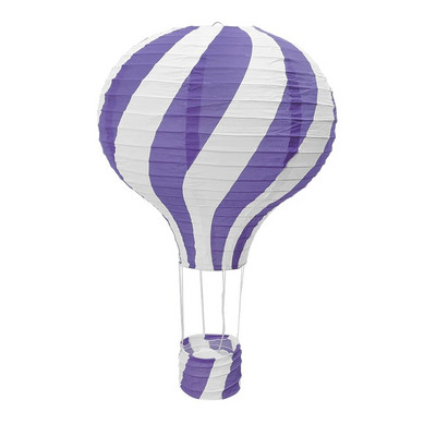 30 cm-es szivárványos hőlégballon, színes barkácspapír lámpák, összecsukható függő kosár gyerekeknek születésnapi parti esküvői dekorációs kellékek