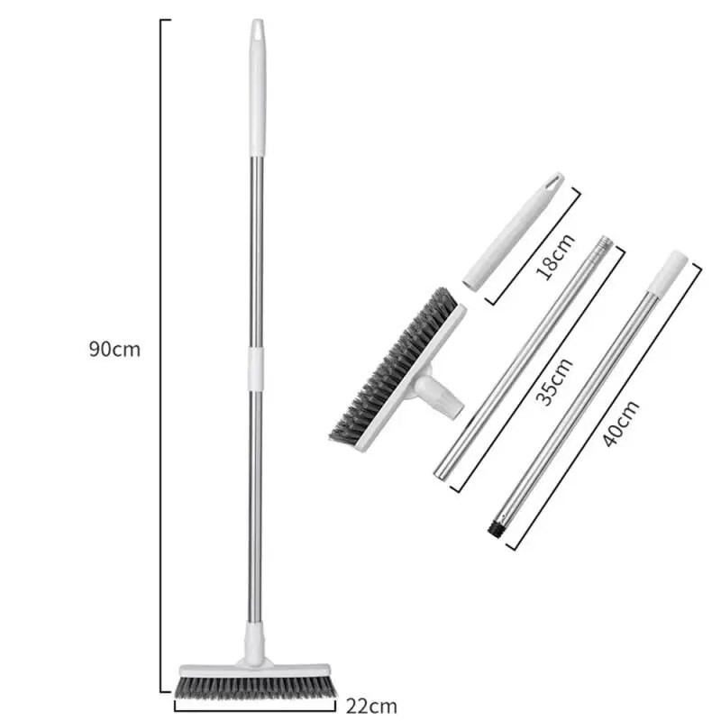 Ilgarankis grindų šepetys Nubraukite Kietų plaukų šepetėlį Vonios plytelių tarpų šepečio tarpų valymas Grindų šepetys Grindų šepetys Vonios įrankis