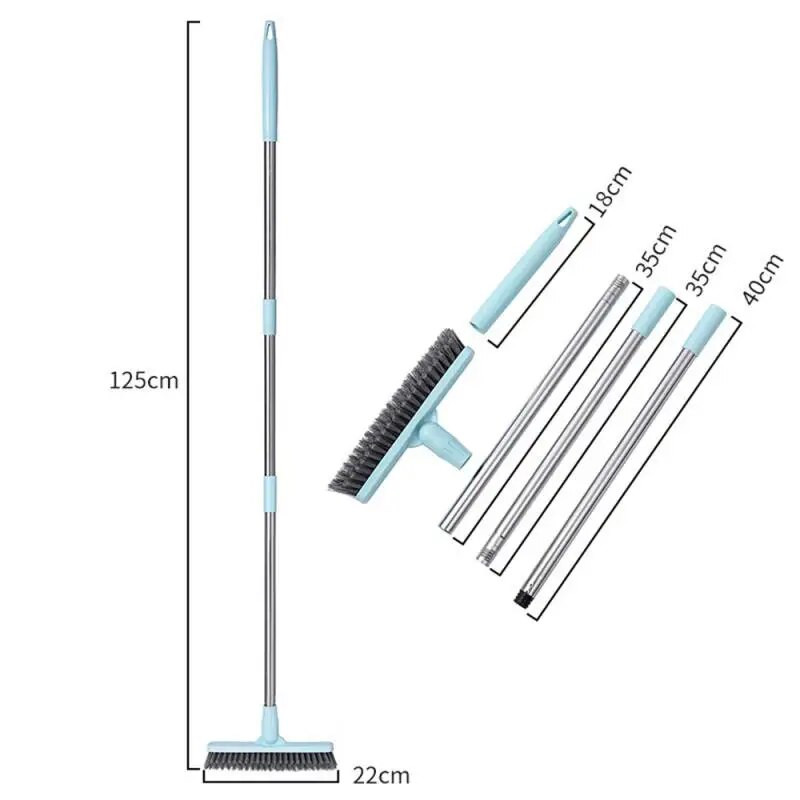 Ilgarankis grindų šepetys Nubraukite Kietų plaukų šepetėlį Vonios plytelių tarpų šepečio tarpų valymas Grindų šepetys Grindų šepetys Vonios įrankis