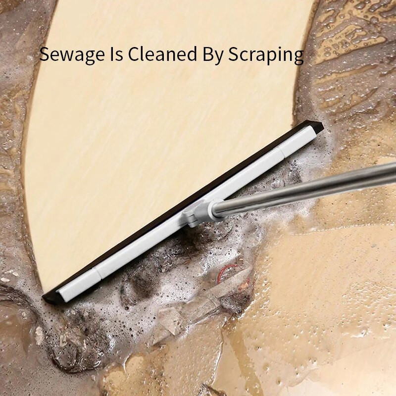 180° daugiafunkcis Magic Broom Magic Floor Wiper Sukamas valytuvo grandiklis Teleskopinės šluotos grindų valymo įrankiai