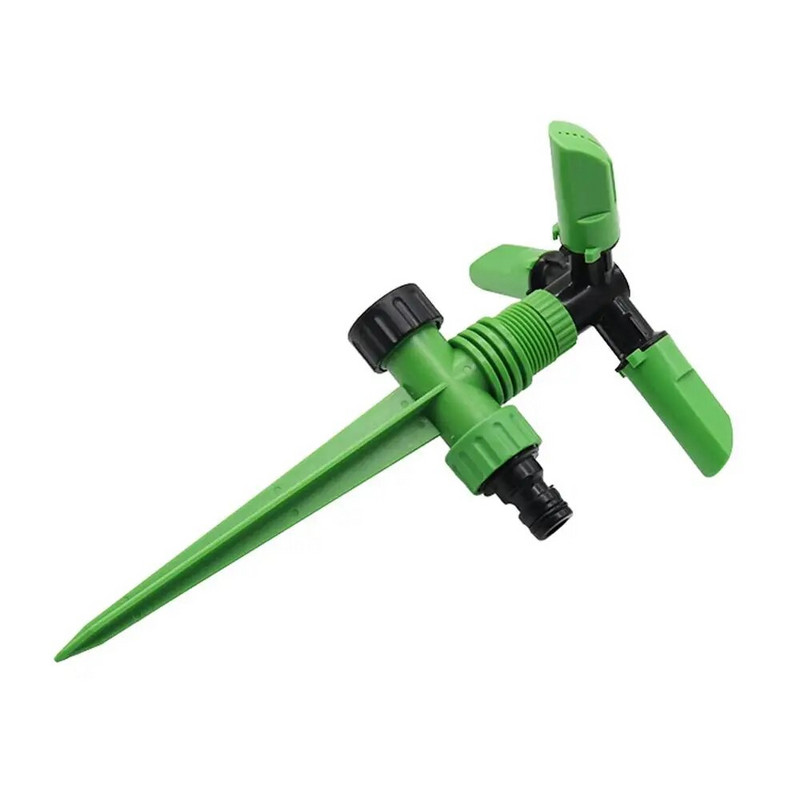 360°-ban forgó öntözőlocsoló kerti öntözőrendszer 3 fúvóka használható ID16 mm-es tömlőhöz Kerti öntözőrendszer