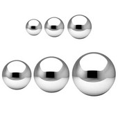 5 db rozsdamentes acél nézegető golyó tükör polírozott üreges golyós fényvisszaverő gömb