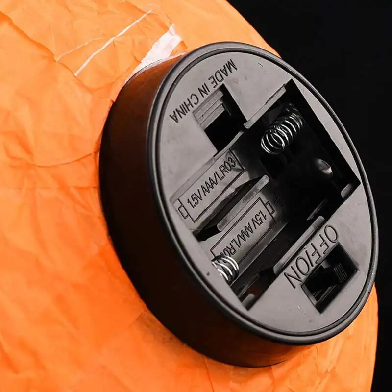 1db tök világos denevér pók fekete papír narancs fehér függő lámpás Halloween születésnapi parti barkácsolás dekoráció Halloween kellékek