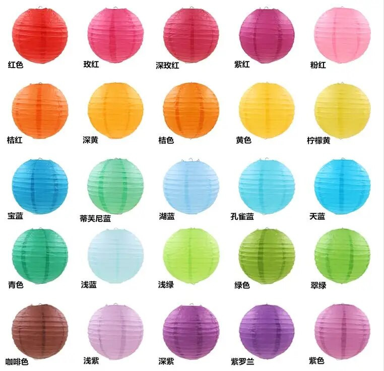 1tk 4-6-8-10-12-14-tolline roheline ümmargune Hiina paberlatern Sünnipäeva pulmapeo sisekujundus kingitus käsitöö DIY lambivarude latern