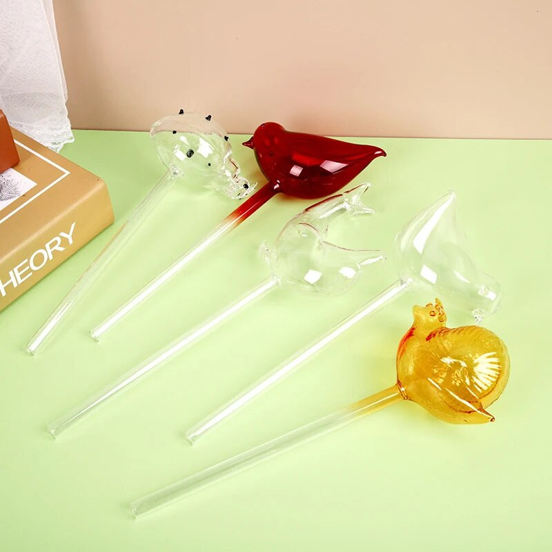 Automata növényöntöző hagymák önöntöző gömbök Üveg gomba alakú növényi itató növényi vízkészülék csepegtető öntözőrendszer