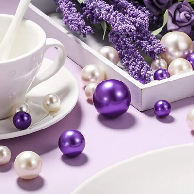 150 bucăți de umplutură de vază de mărgele drăguțe Mărgele plutitoare din plastic Evidențiază decorarea mesei Umplutură de vază perle artificiale creează atmosferă