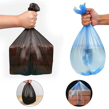 100 бр. Торба за боклук за сортиране на кухненски боклук Кошче за боклук в спалня Плоска удебелена уста Биоразградими торби за съхранение на почистване на дома