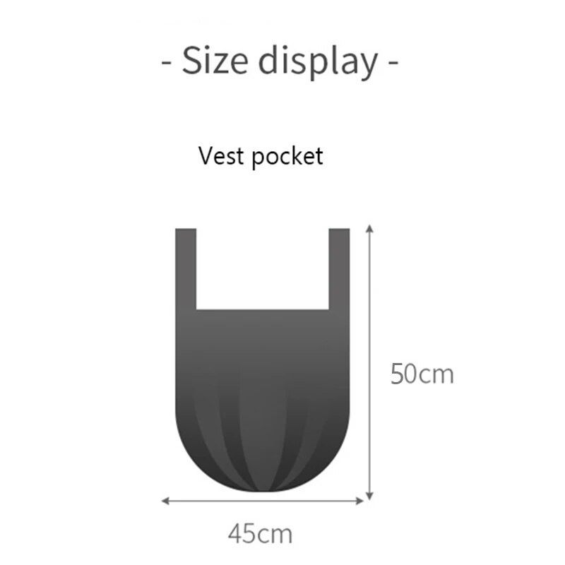 100 DB szemeteszsák eldobható szemetes edény megvastagítja a mellény stílusát Tárolás Színes hordozható otthoni konyha Kényelmes szemeteszsákok