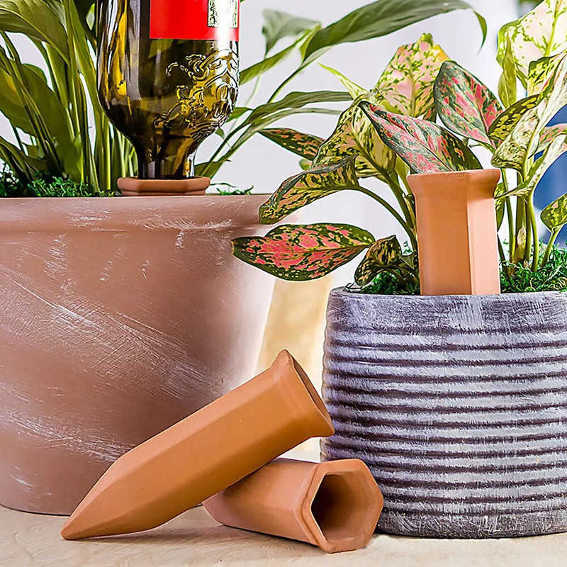 Nanny Beltéri öntöző tüskék Növényöntöző készülékek Terrakotta növényöntöző karók Automata növényitatók