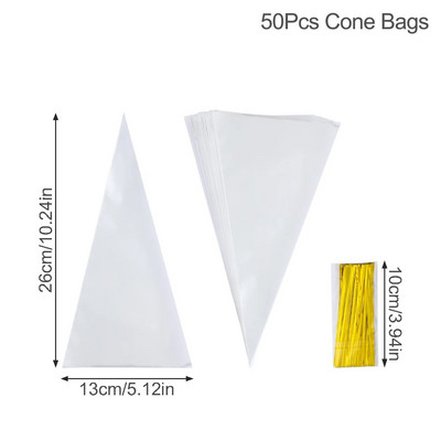 Átlátszó négyzet alakú cukorkatáskák műanyag celofán csomag cukorkát esküvői születésnapi parti dekoráció ajándékok szívesség gyerekeknek