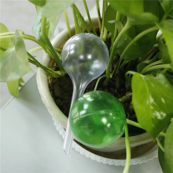 Мързелив диспенсър за вода Имитация на стъклена топка Автоматичен напоител за цветя Капкомер за пътуване