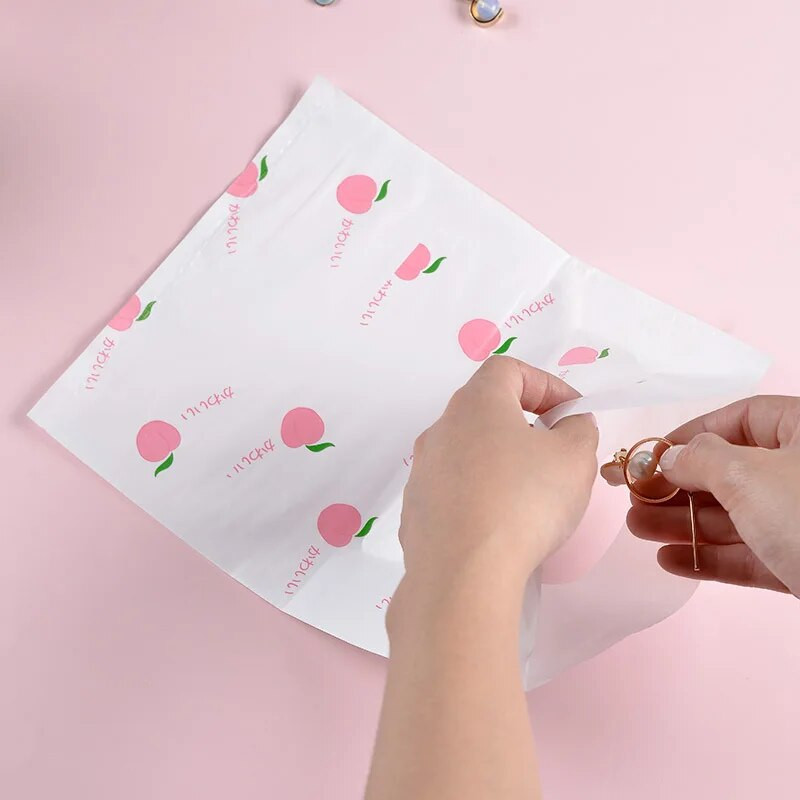 25db/tétel Kis százszorszép átlátszó műanyag zacskó csinos mini vegyes mintás ékszer fülbevaló ékszer ajándéktáska bevásárlótáska