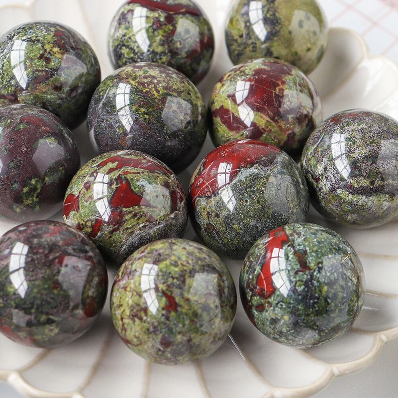 1db természetes sárkányvér kő kristálygömb gyógyító jáspis kvarc dekoratív gömb fotózás kellék Otthoni irodai dekorációs ajándék