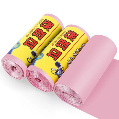 1 tekercs háztartási eldobható szemetes tasak Konyhai tárolás Szemeteszsákok Tisztítás Hulladékzsák Műanyag zacskó 1 Rollo Bolsas De Basura