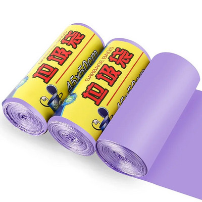 1 tekercs háztartási eldobható szemetes tasak Konyhai tárolás Szemeteszsákok Tisztítás Hulladékzsák Műanyag zacskó 1 Rollo Bolsas De Basura