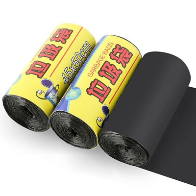 1 tekercs háztartási eldobható szemetes tasak Konyhai tárolás Szemeteszsákok Tisztítás Hulladékzsák Műanyag zacskó 1 Rollo Bolsas De Basura