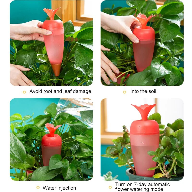 Automata öntöző csepegtető virág növény üvegház kerti csepegtető öntözés öntözés tüske önöntöző automata víz csepegtető készülék