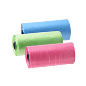 1 tekercses pelenkázó szemeteszsák babaürülék szemeteszsákhoz, kutyakutyák rendezése, 22x28 cm-es véletlenszerű színben kapható