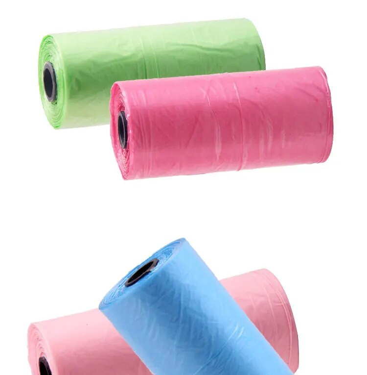 1 tekercses pelenkázó szemeteszsák babaürülék szemeteszsákhoz, kutyakutyák rendezése, 22x28 cm-es véletlenszerű színben kapható