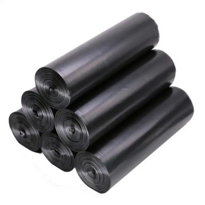 15db/1 tekercs eldobható nagy szemeteszsák Otthoni konyhai szemetes tasak Kényelmes környezetvédelmi hulladékzsákok Tárolás 60x80cm