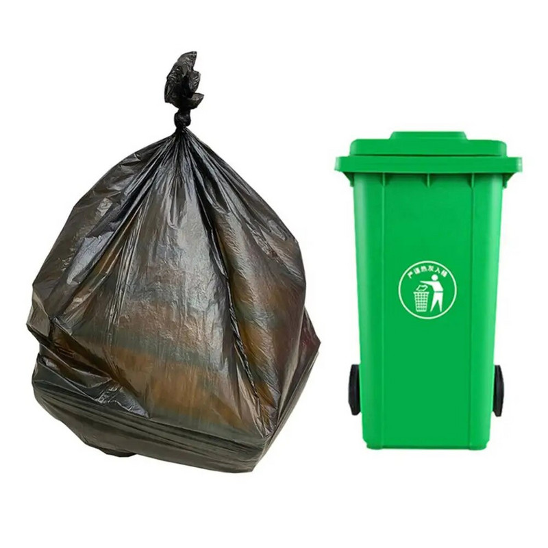 15db/1 tekercs eldobható nagy szemeteszsák Otthoni konyhai szemetes tasak Kényelmes környezetvédelmi hulladékzsákok Tárolás 60x80cm