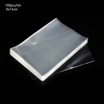 100 tk läbipaistev lame avatud ülaosa kommikott OPP plastikust tsellofaanist kott pulgakommi pakkimine küpsiste pakkimine pulmapeo kinkekotid