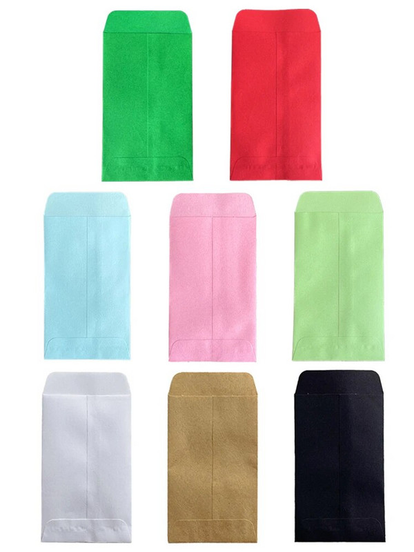 6x10 cm-es kézműves sütiszacskó 100db Kraft papírzacskó mini boríték ajándéktasakok édességzacskók snacksütési csomag kellékek ajándékcsomagoló ragasztó