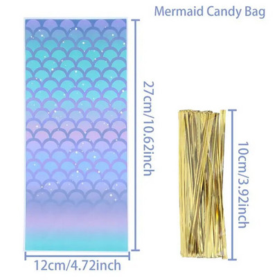 25/50db Cukorka táskák Ajándék csomagolótáskák Szivárvány Egyszarvú Születésnapi Party dekorációk Ajándék cukorka táska Babazuhany parti kellékek