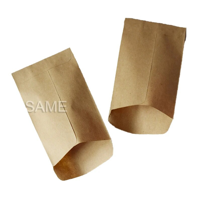 6x10cm-es sütiszacskó 100db nátronpapír zacskó mini boríték ajándékzacskó cukorka zacskó Snack sütési csomag kellékek ajándékcsomagoló ragasztódoboz