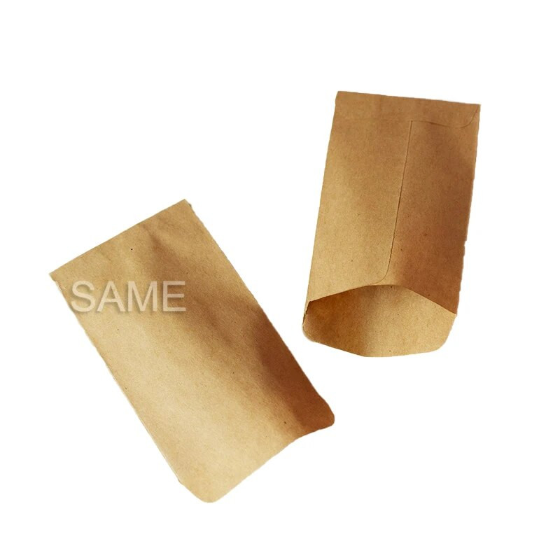 6x10cm-es sütiszacskó 100db nátronpapír zacskó mini boríték ajándékzacskó cukorka zacskó Snack sütési csomag kellékek ajándékcsomagoló ragasztódoboz