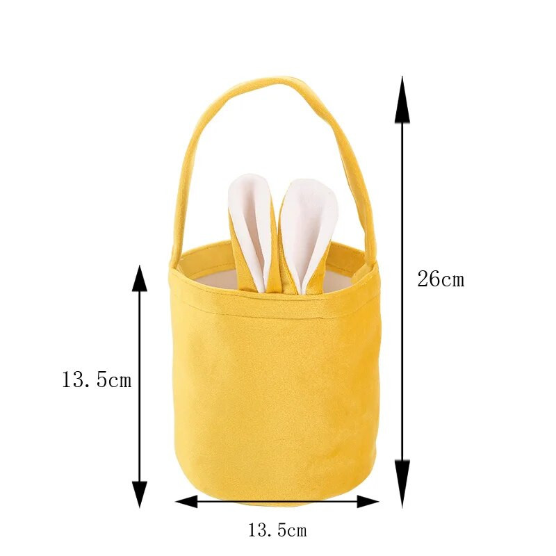 Húsvéti kosárdíszek Bársony húsvéti táskák Új minta Aranyos édességtáskák Esküvői születésnapi parti dekoráció nagykereskedés 2024