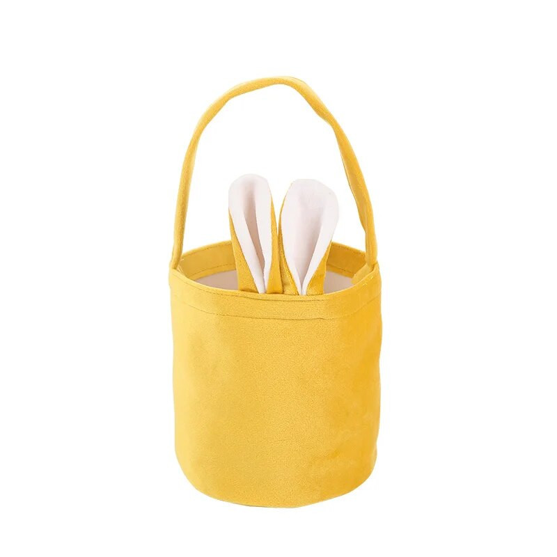 Húsvéti kosárdíszek Bársony húsvéti táskák Új minta Aranyos édességtáskák Esküvői születésnapi parti dekoráció nagykereskedés 2024