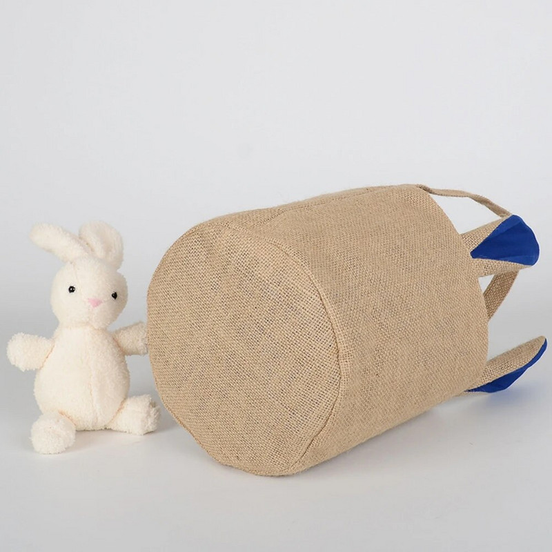 Kellemes húsvéti ünnepeket rajzfilm nyuszi fülek kosár cukorka táska húsvéti dekoráció gyerekeknek tojás játékok tárolás kézitáska ünnepi parti táska