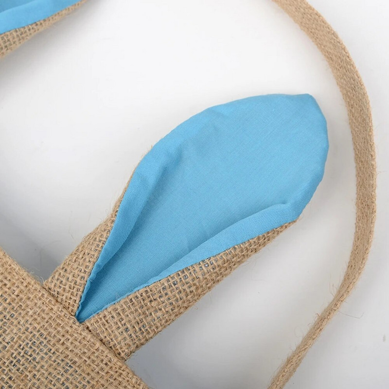 Kellemes húsvéti ünnepeket rajzfilm nyuszi fülek kosár cukorka táska húsvéti dekoráció gyerekeknek tojás játékok tárolás kézitáska ünnepi parti táska