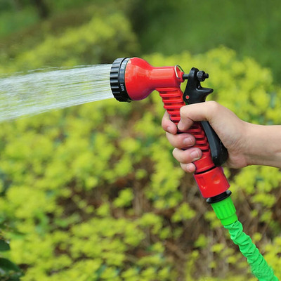 Öntözőpisztoly Kerti fúvóka tömlő fúvóka Állítható fúvóka Vízpisztoly Gyeptömlő Multifunkciós kerti nagynyomású permetező