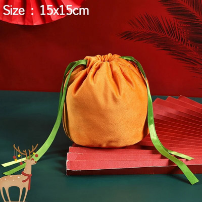 Húsvéti nyúl táskák Aranyos nyuszi ajándékcsomagolás bársonyos Valentin-napi csokoládé cukorka zacskók Esküvői Születésnapi Party Ékszer Szervező