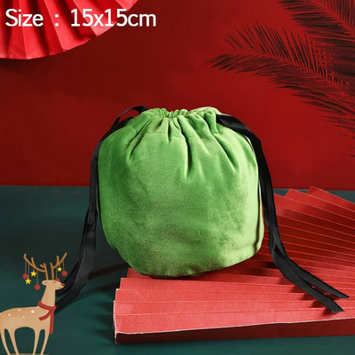 Húsvéti nyúl táskák Aranyos nyuszi ajándékcsomagolás bársonyos Valentin-napi csokoládé cukorka zacskók Esküvői Születésnapi Party Ékszer Szervező