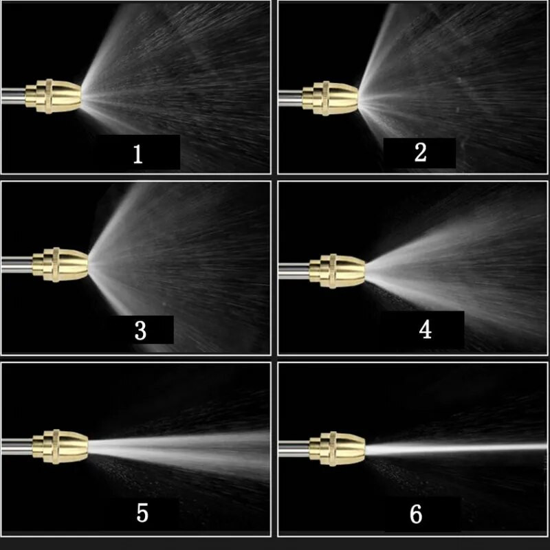 Kerti vízpisztoly állítható nagynyomású mosó autómosó fém pisztoly hab fúvókák öntözőtömlő fém locsolóhoz