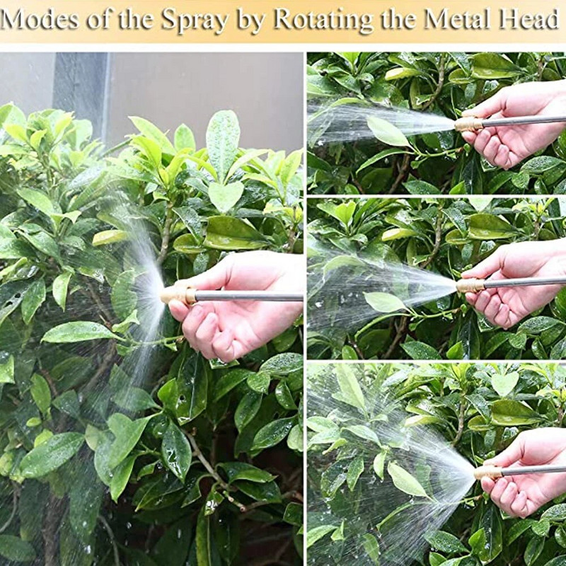 Kerti vízpisztoly állítható nagynyomású mosó autómosó fém pisztoly hab fúvókák öntözőtömlő fém locsolóhoz