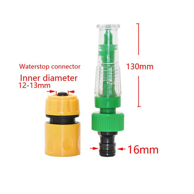 Réz nagynyomású fúvóka autómosó öntözés kerti tömlő vízpisztolyok állítható permetező tömlő sárgaréz locsolók