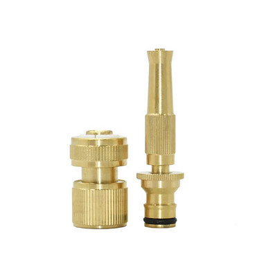 Réz nagynyomású fúvóka autómosó öntözés kerti tömlő vízpisztolyok állítható permetező tömlő sárgaréz locsolók