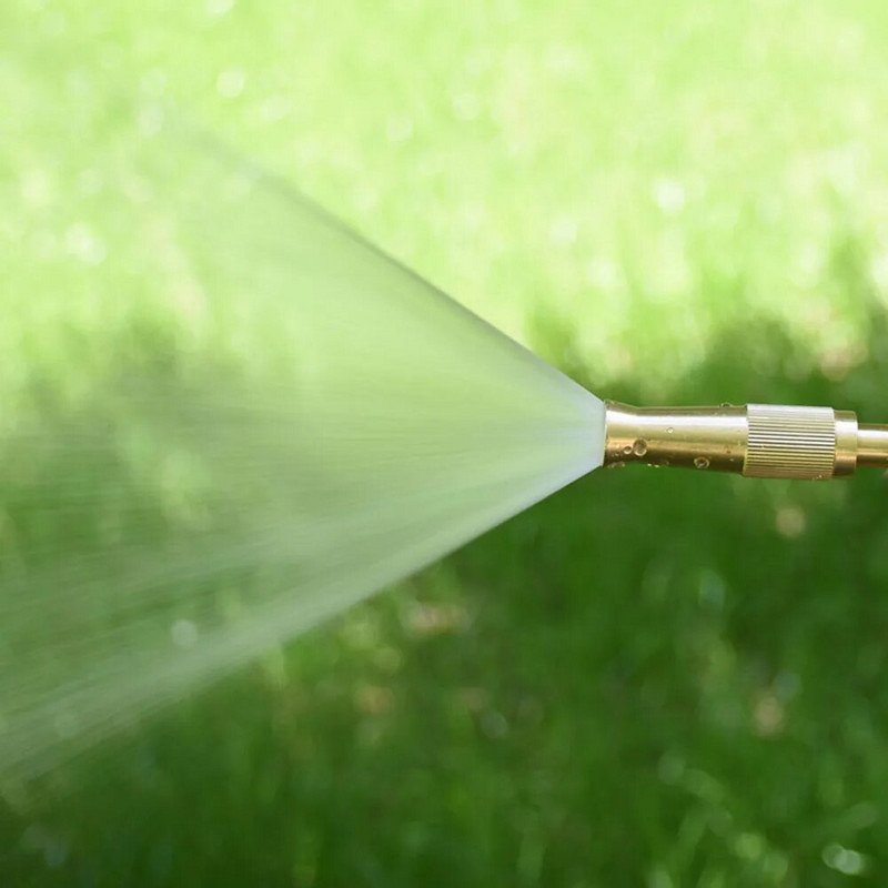 Réz nagynyomású fúvóka autómosó öntözés kerti tömlő vízpisztolyok állítható permetező tömlő sárgaréz locsolók