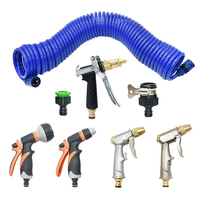 Réz nagynyomású fúvóka autómosó öntözés kerti tömlő vízpisztolyok állítható permetező tömlő sárgaréz locsolók