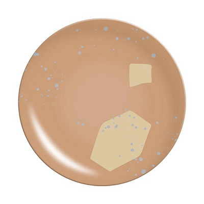 Bambuszszálas étkészlet Kerek vacsoratál koreai stílusú saláta desszert kenyér tányérok gyümölcstálca uzsonnás edény otthoni konyha kávézóba