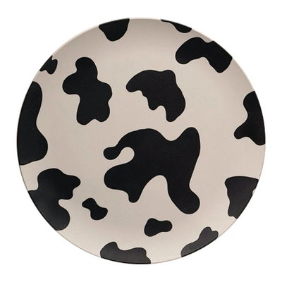 Bambuszszálas étkészlet Kerek vacsoratál koreai stílusú saláta desszert kenyér tányérok gyümölcstálca uzsonnás edény otthoni konyha kávézóba