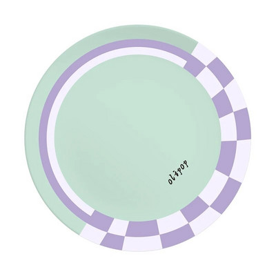 Bambuszszálas étkészlet Kerek vacsoratál koreai stílusú saláta desszert kenyér tányérok gyümölcstálca uzsonnás edény otthoni konyha kávézóba