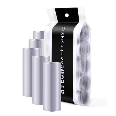 100 db/5 tekercs nagy vastagságú szemeteszsák otthoni konyhai szemetes szemetes tasak Eldobható szemeteszsákok